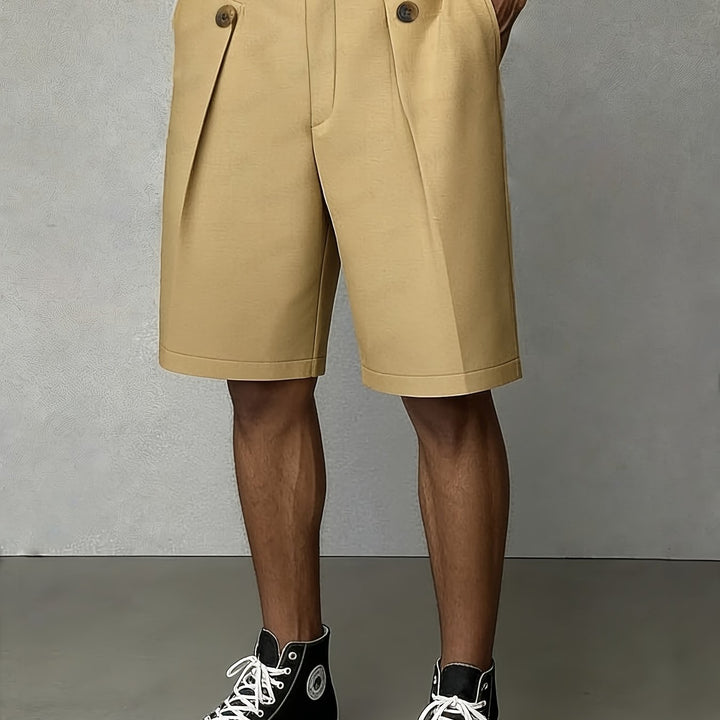 Harlan | Tailored Pleated Shorts