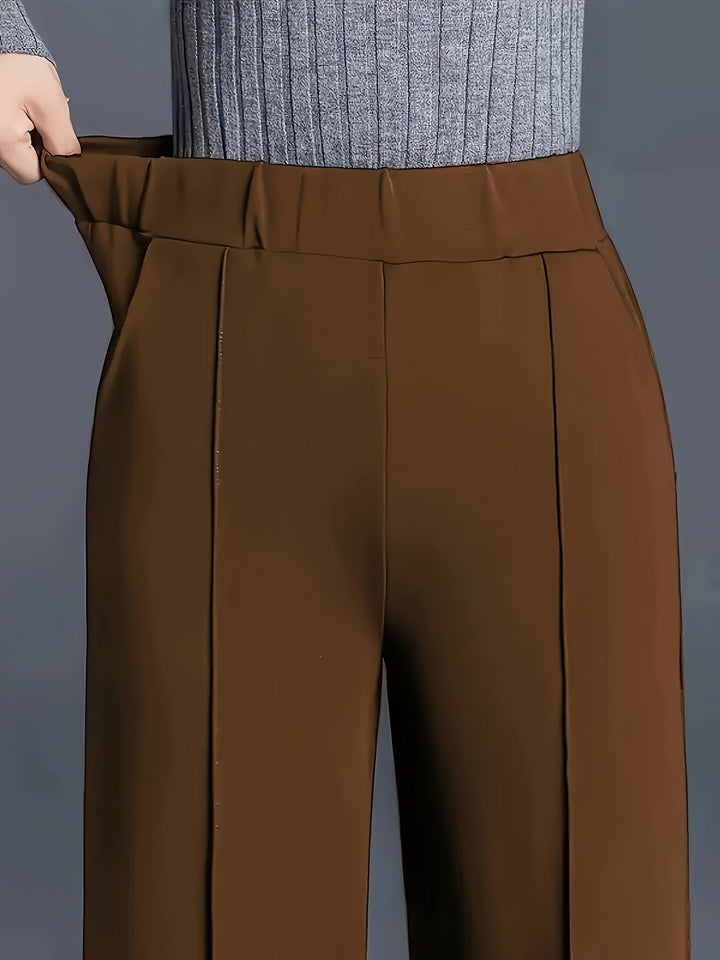 Claudia | High-Waisted Wide-Leg Trousers