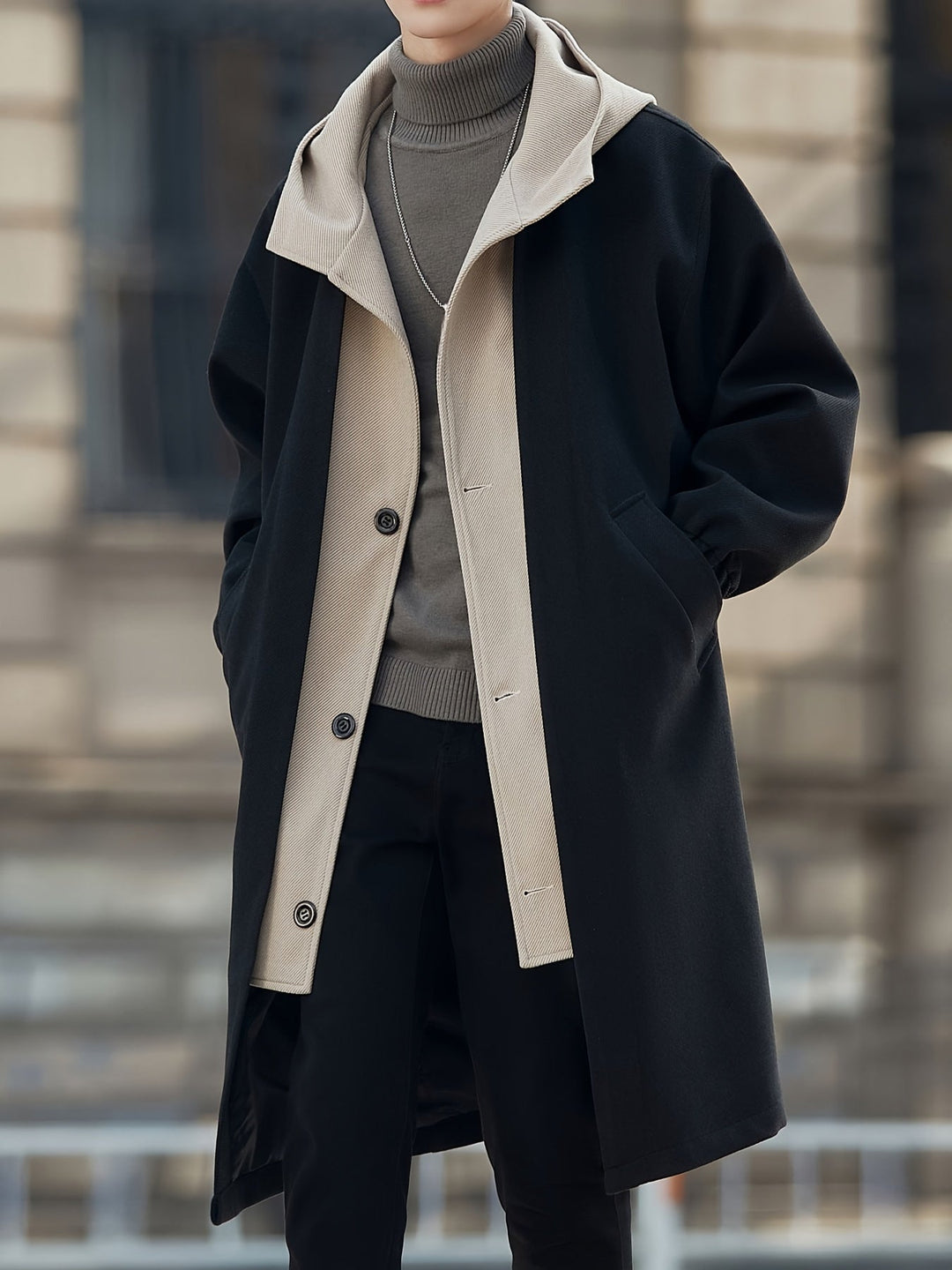 Harrison | Refined Hooded Longline Coat