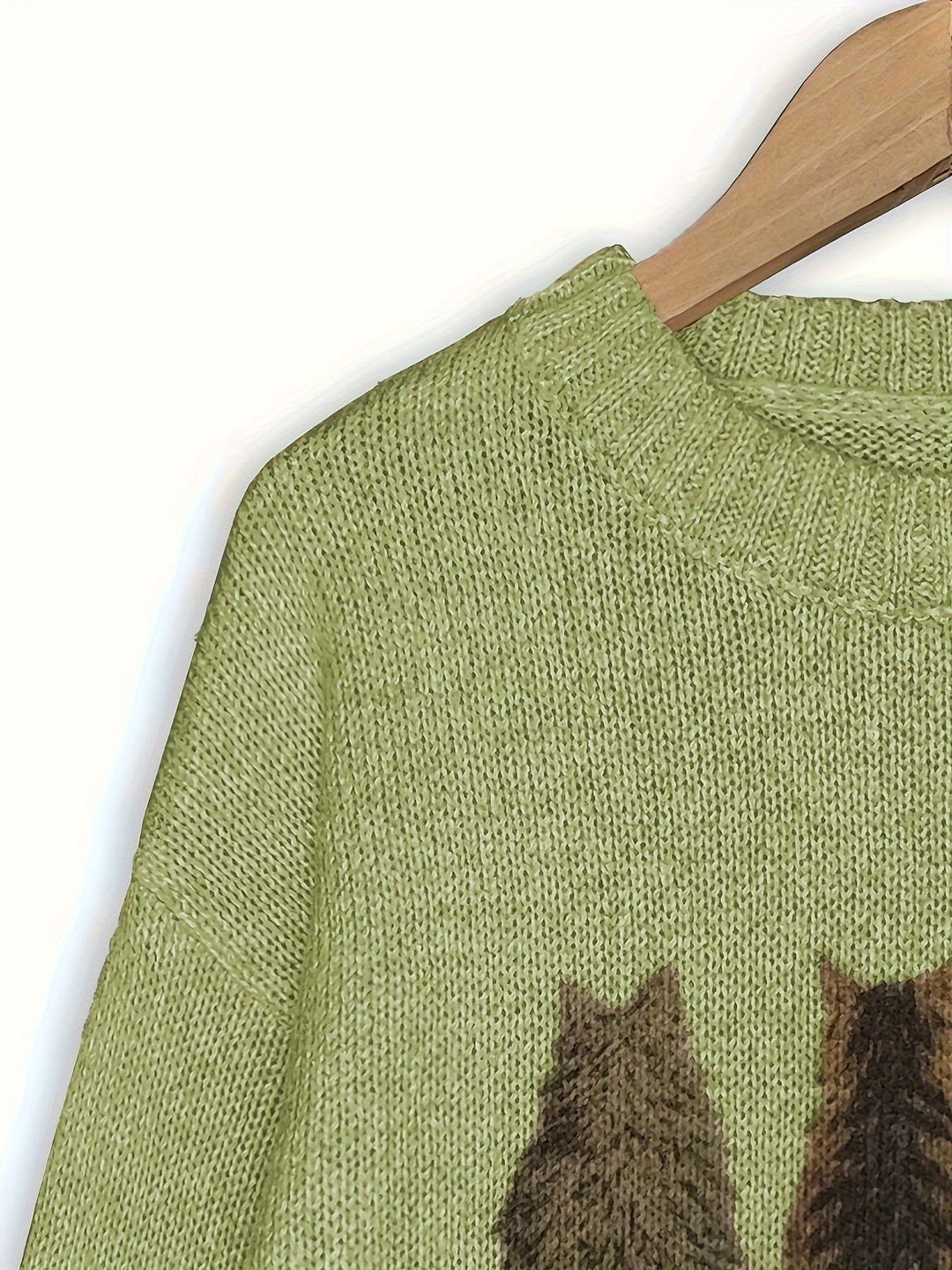 Tamara | Cozy Cat-Print Jumper
