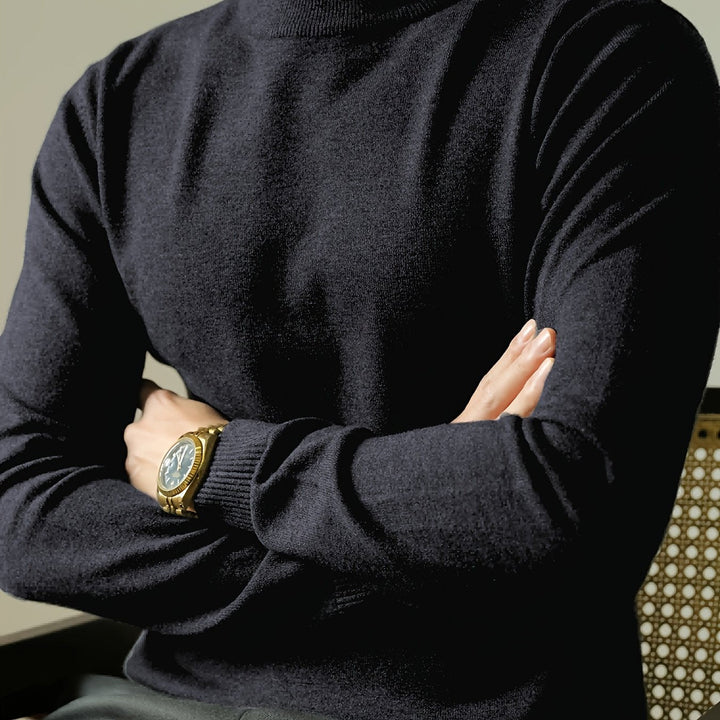 Russell | Refined Mock-Neck Jumper