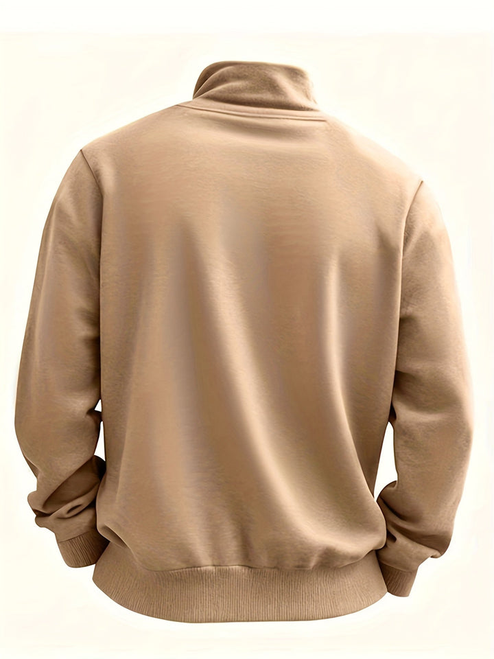 Calvin | Refined Half-Zip Pullover