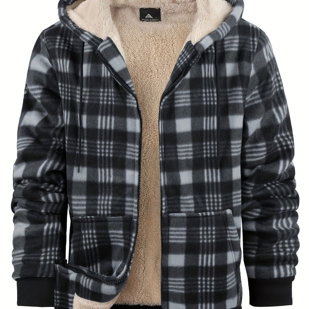 Declan | Cozy Hooded Zip-Up Jacket