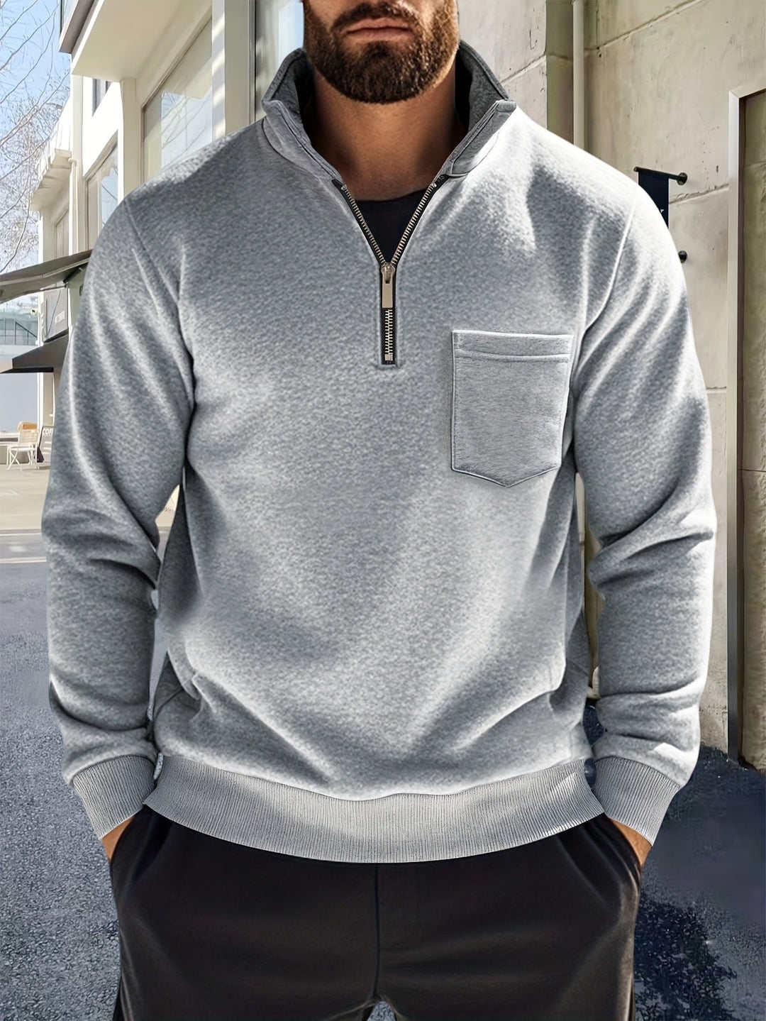 Emmett | Refined Half-Zip Pullover