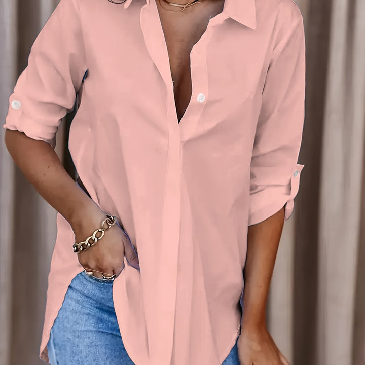 Sylvia | Relaxed Collared Shirt