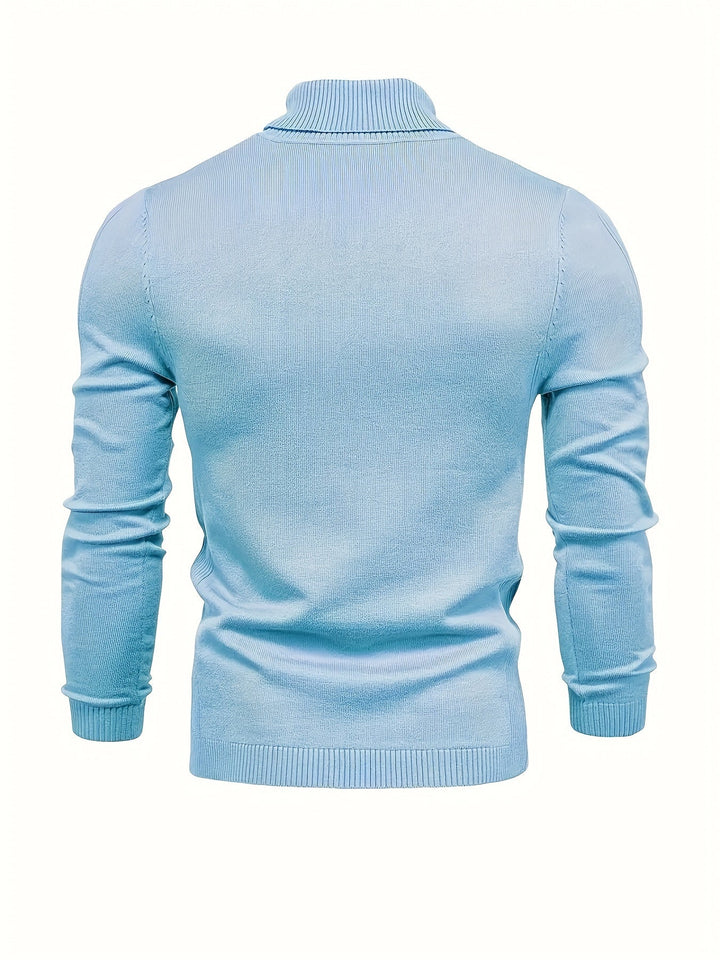 Malcolm | Classic Mock-Neck Jumper