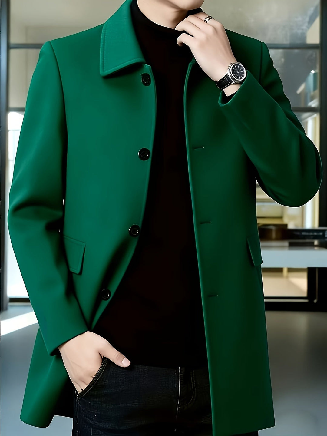 Gerard | Refined Single-Breasted Overcoat