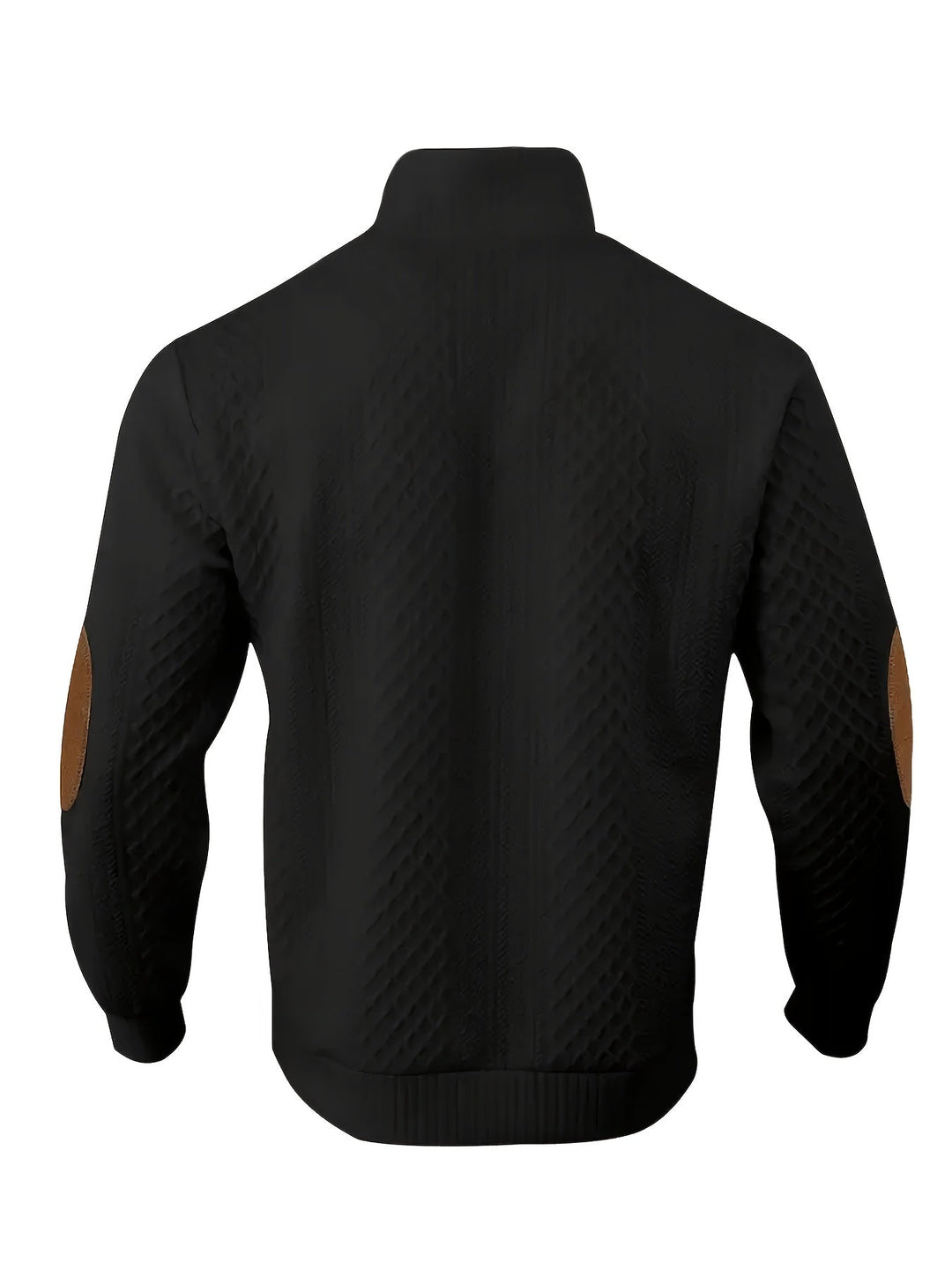 Ronan | Stand Collar Button Henley Jumper