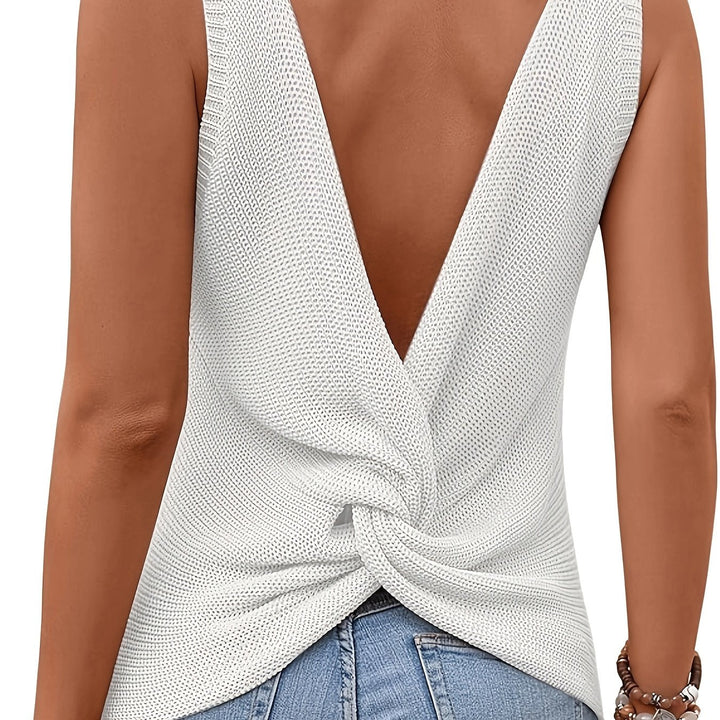 Cora | Relaxed Sleeveless Knit Tank Top