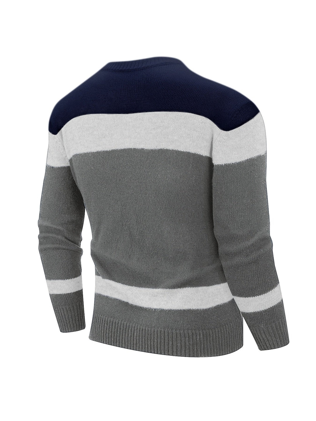 Ethan | colour Block Knit Jumper