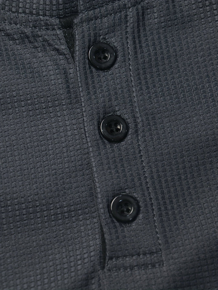 Graham | Classic Button Henley Shirt