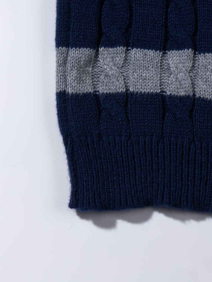 Nolan | Textured Cable-Knit Jumper
