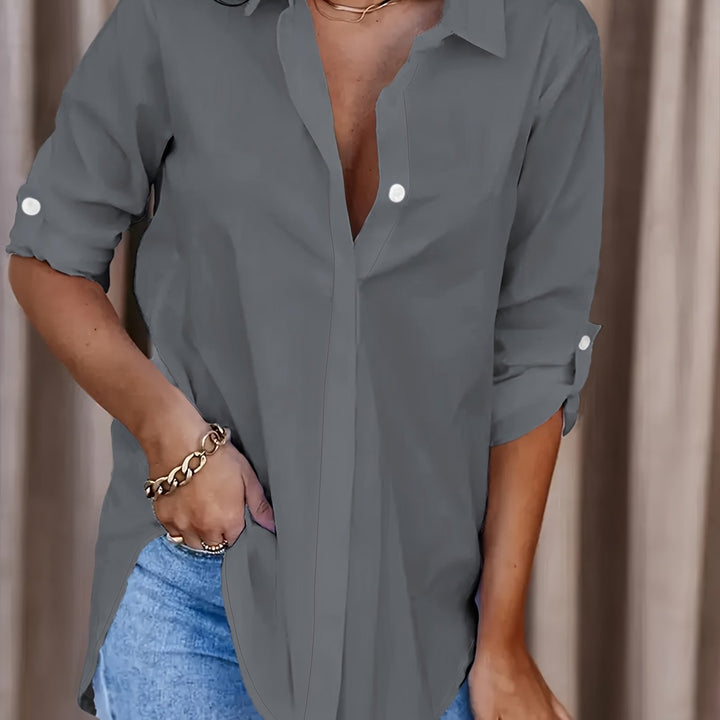Sylvia | Relaxed Collared Shirt