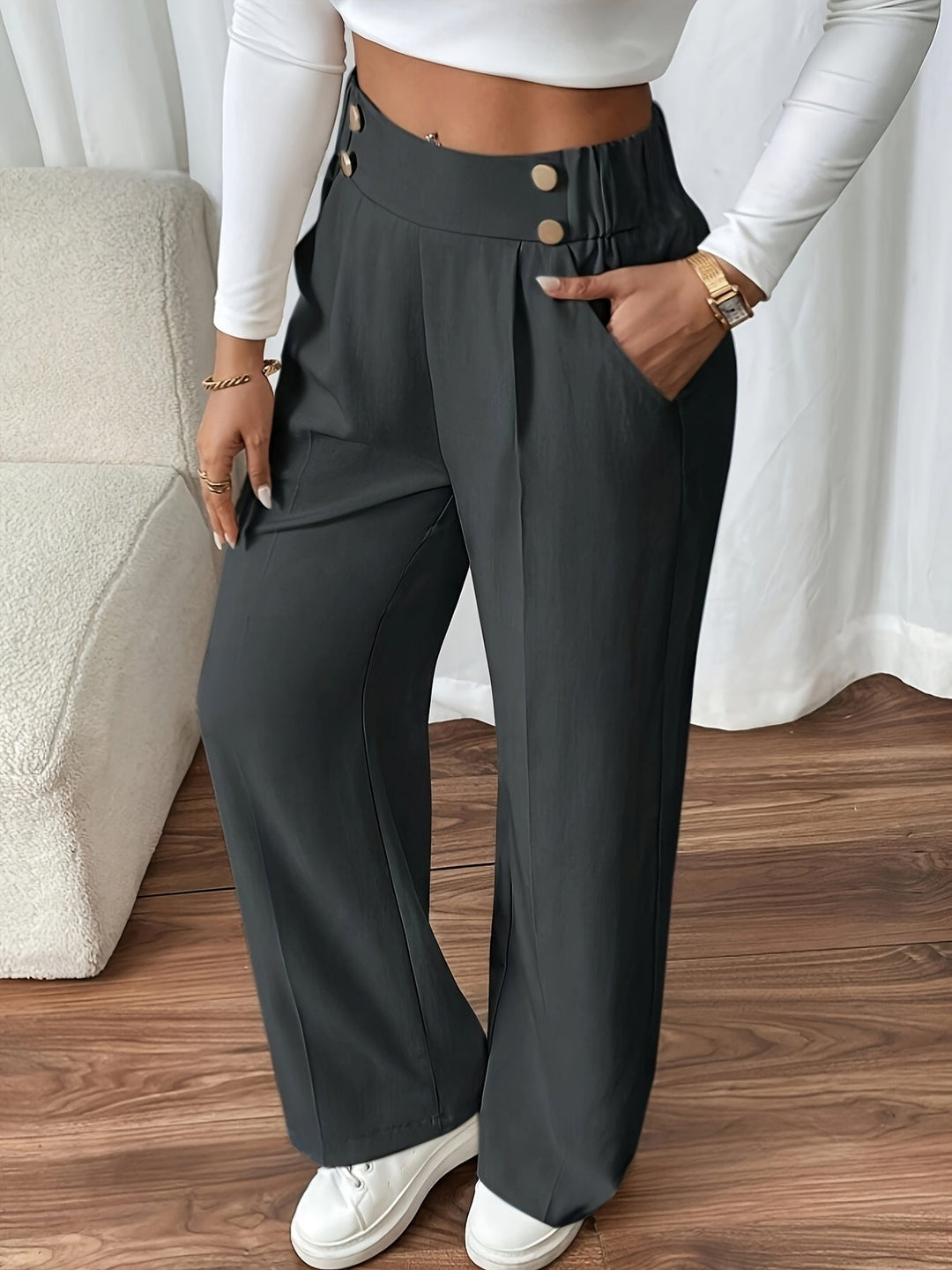 Renata | Tailored High-Waist Trousers