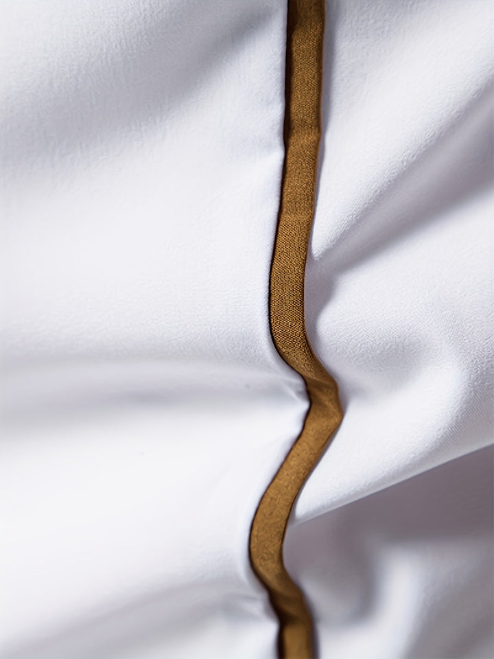 Graham | Contrast-Trim Slim Shirt