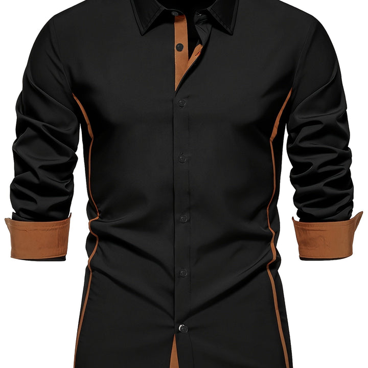 Graham | Contrast-Trim Slim Shirt