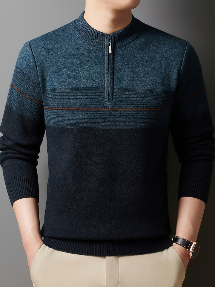 Lucas | Quarter-Zip Knit Jumper