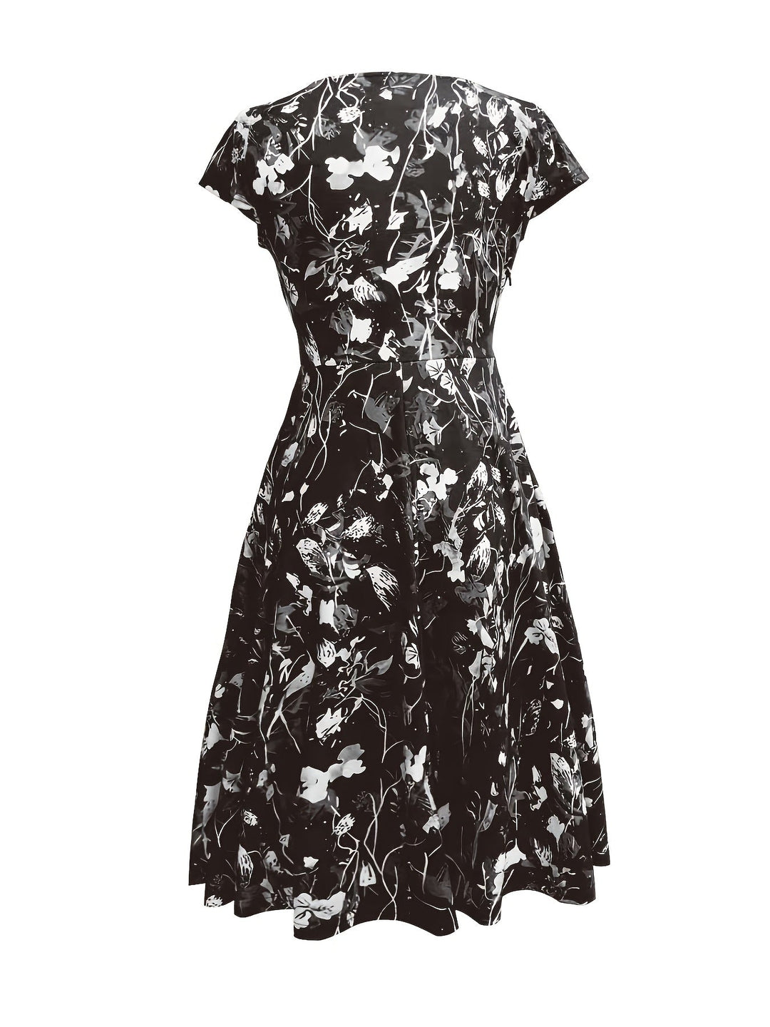 Katherine | Floral A-Line Pocket Dress