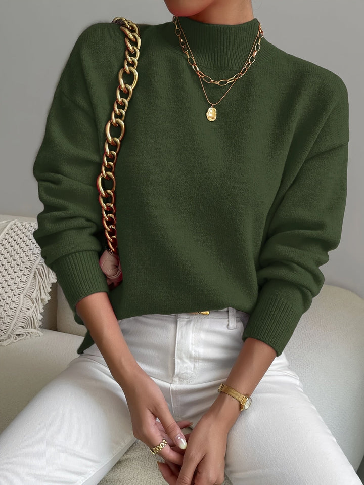 Lorelei | Refined Mock Neck Jumper