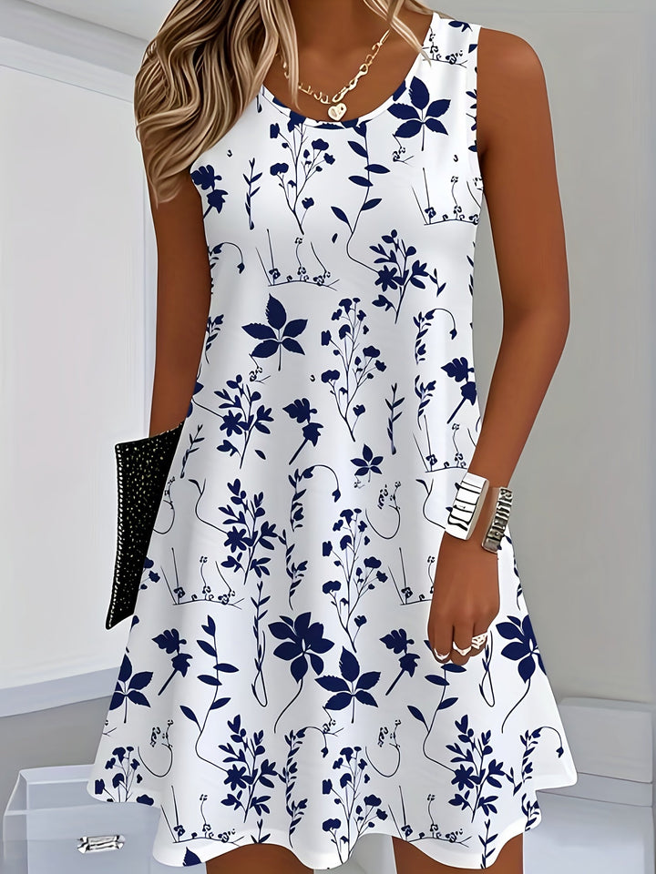 Marguerite | Floral Sleeveless Dress