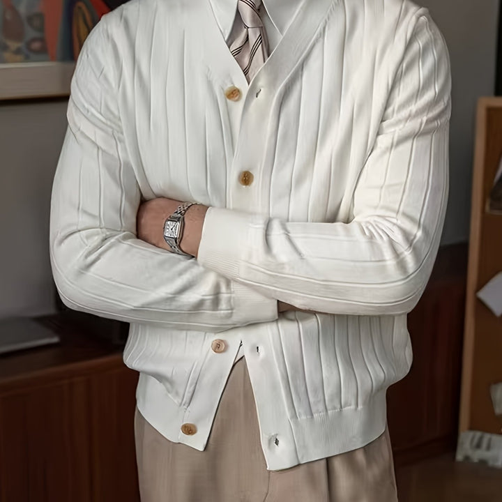 Oliver | Classic Button-Up Cardigan
