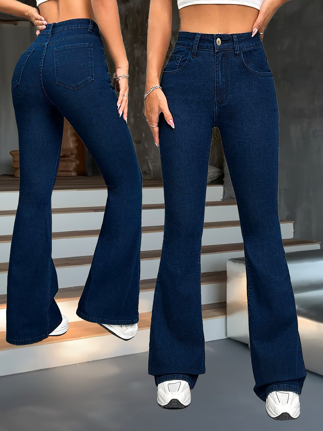 Winifred | High-Waisted Flared Trousers