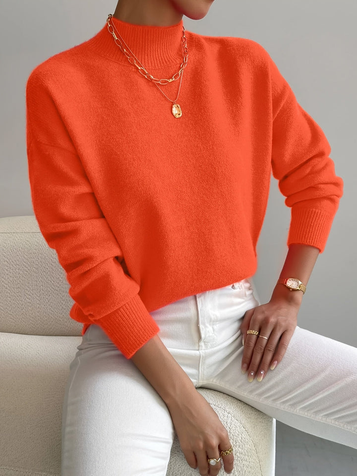 Lorelei | Refined Mock Neck Jumper
