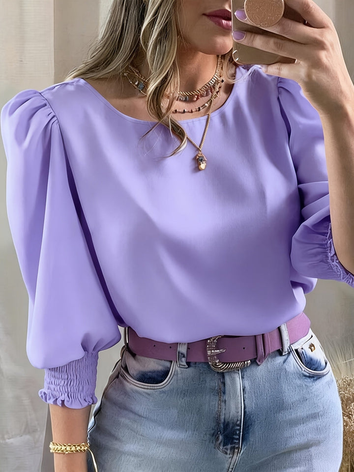 Ellen | Puff-Sleeve Blouse