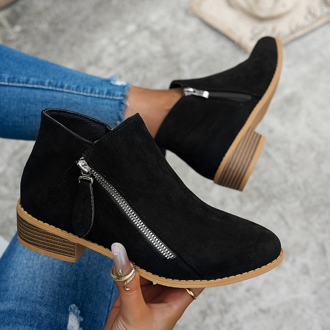 Bianca | Everyday Side-Zip Ankle Boots