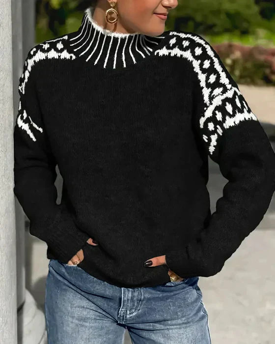 Aurelia | Cozy Patterned Jumper