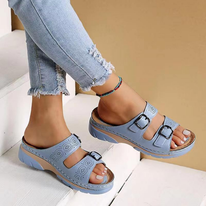 Genevieve | Cushioned Comfort Sandals