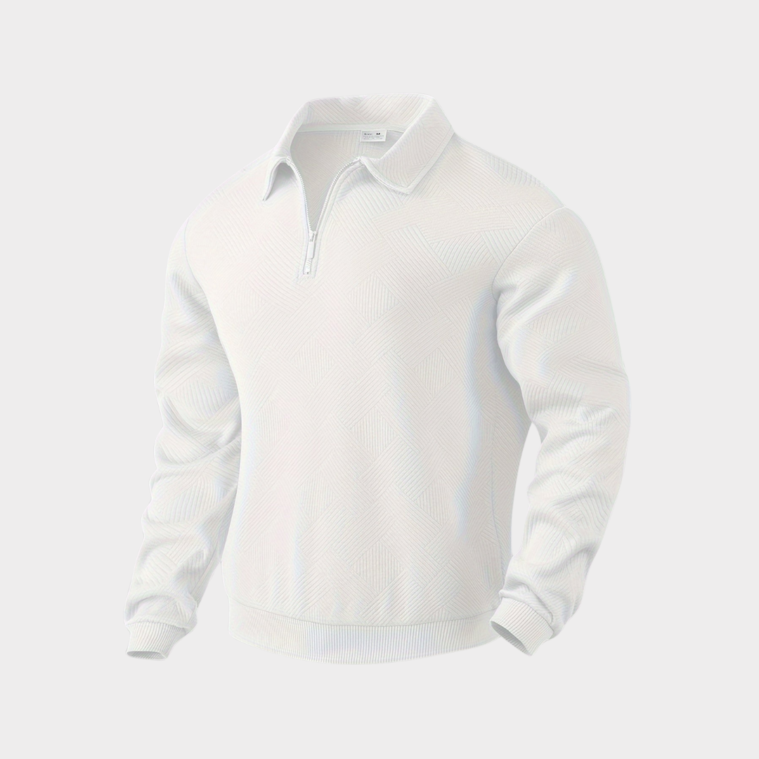 Hudson | Textured Half-Zip Pullover