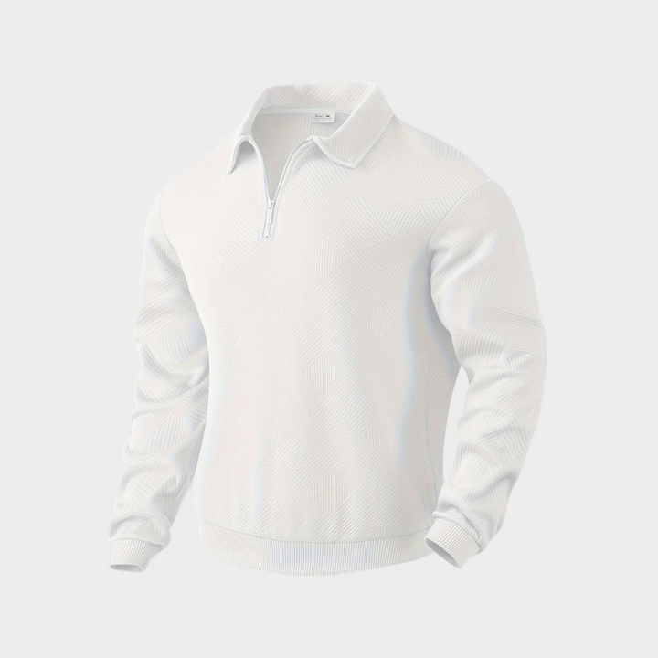 Hudson | Textured Half-Zip Pullover
