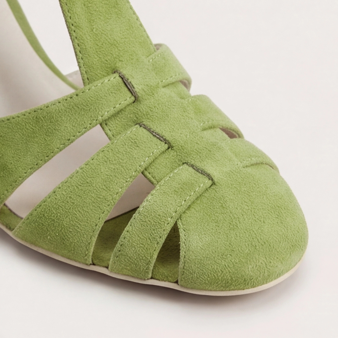 Rebecca | Classic Close Toe Strap Heels