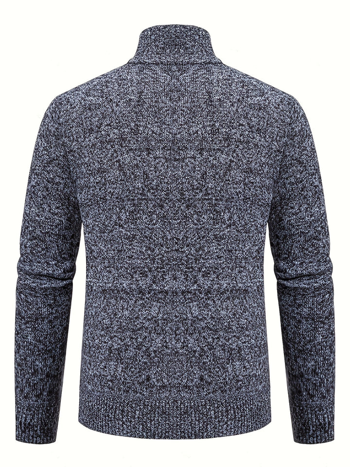Walter | Textured Full-Zip Cardigan