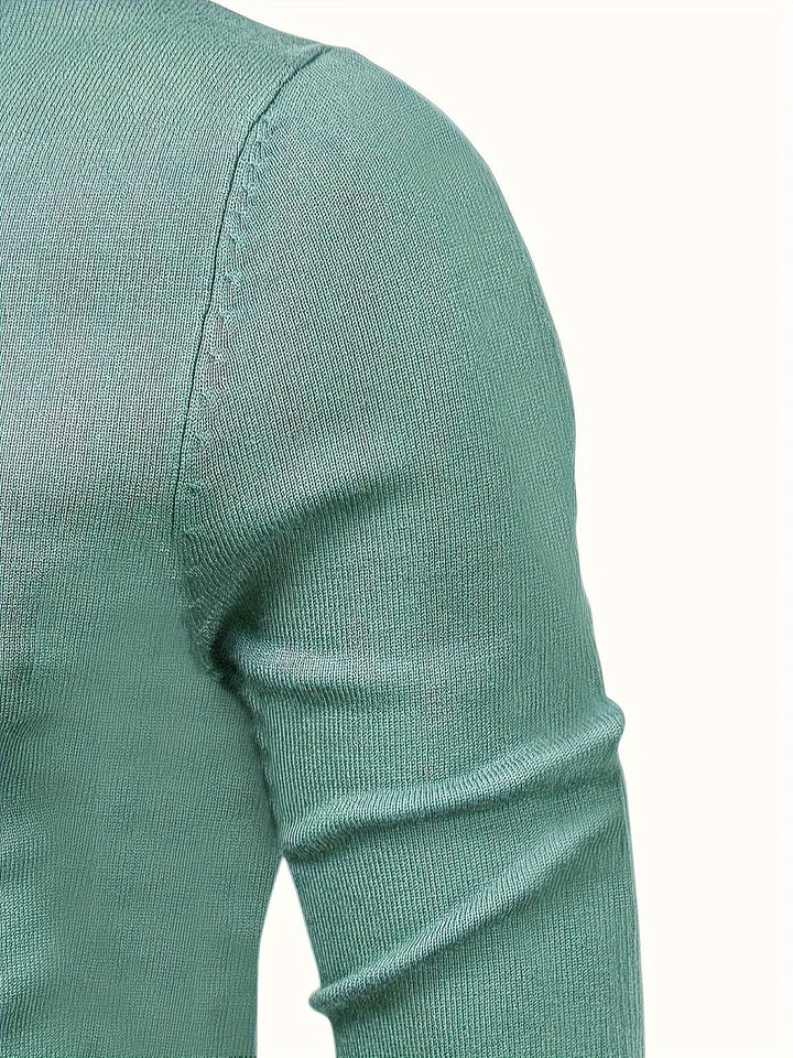 Malcolm | Classic Mock-Neck Jumper