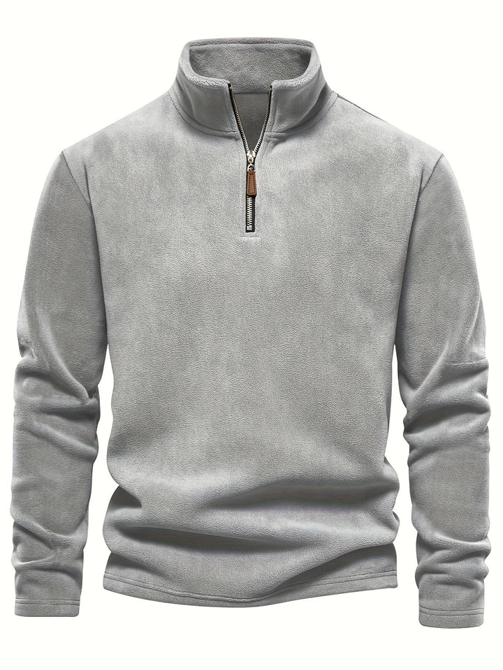 Hugo | Half-Zip Stand-Collar Pullover