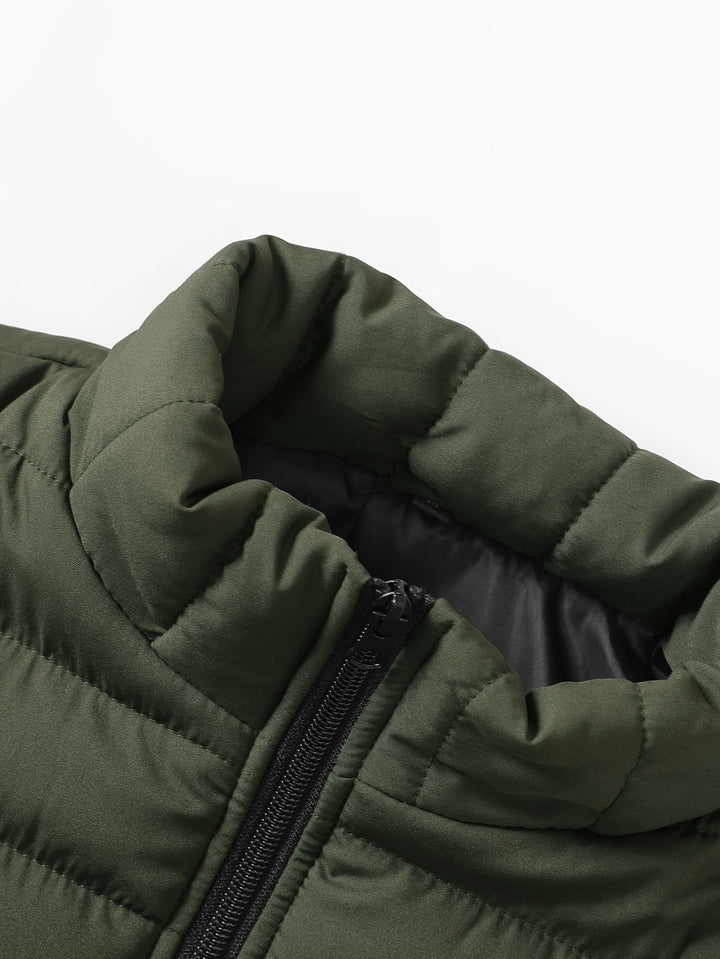 Donovan | Quilted Stand-Collar Vest
