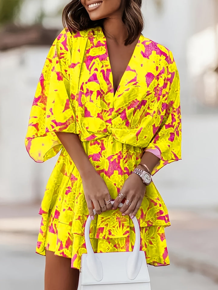 Rosanna | Flowing Batwing Wrap Dress