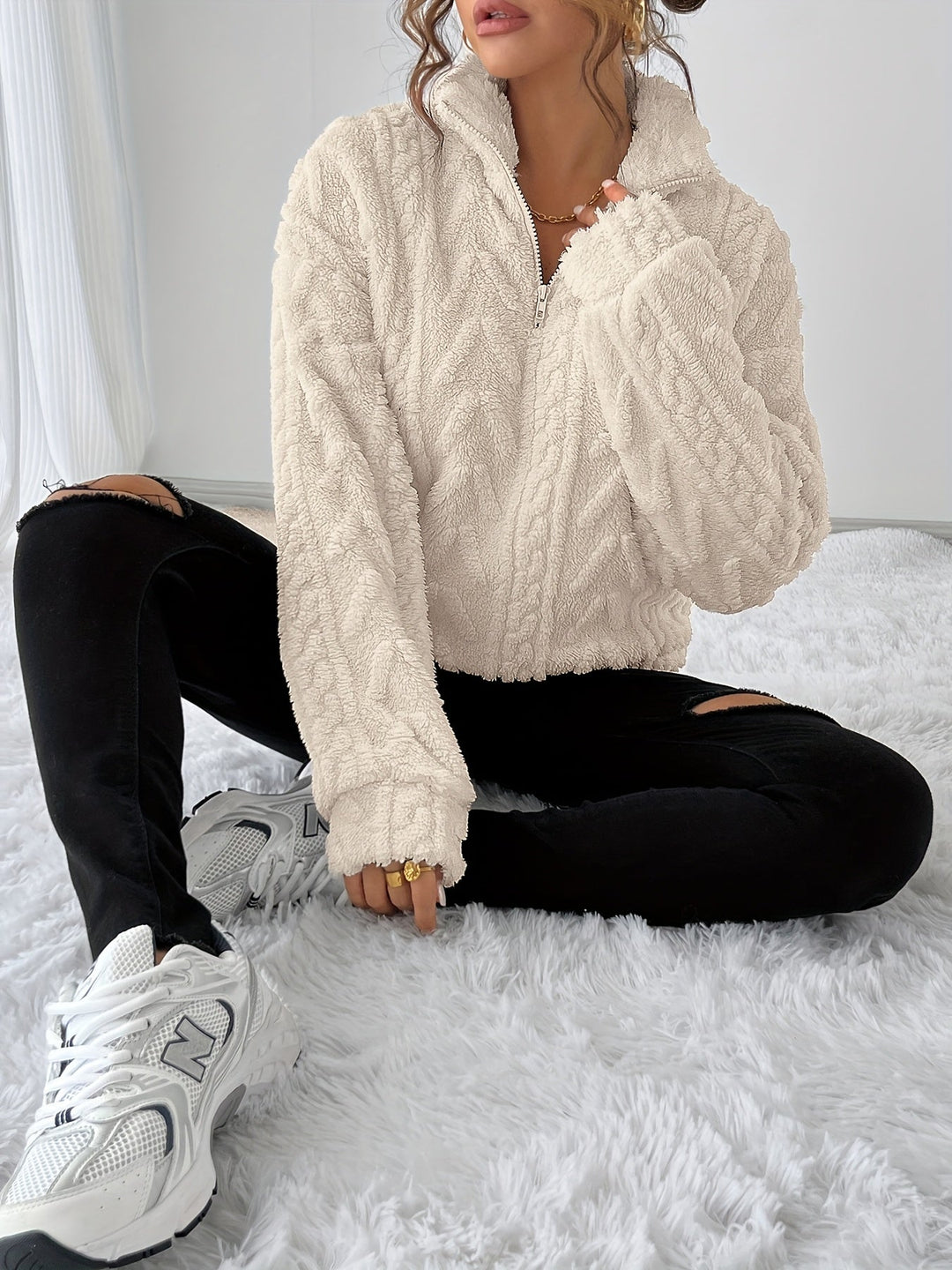 Kristen | Cozy Textured Pullover