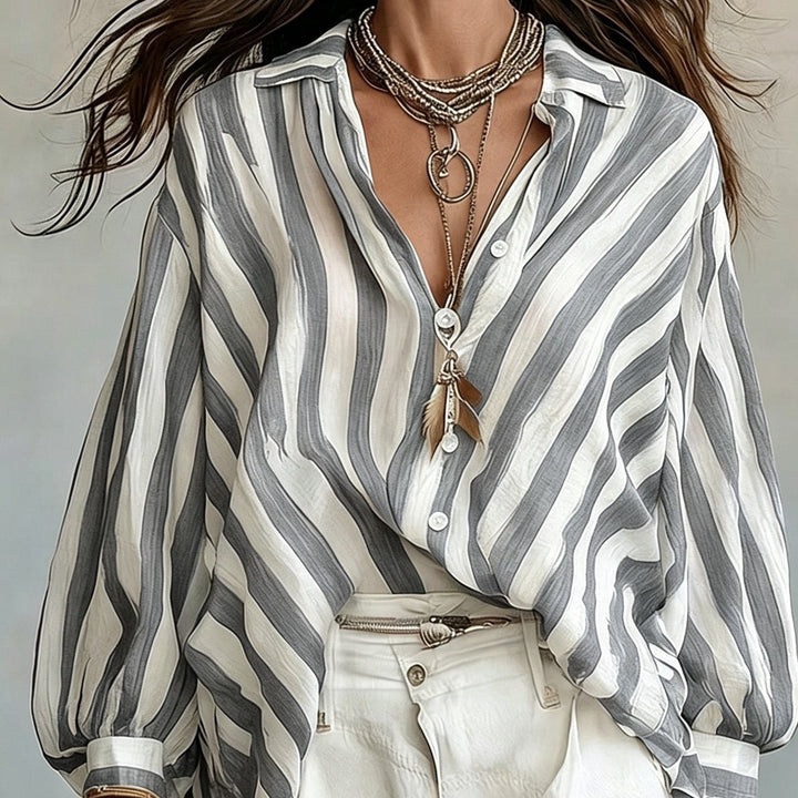 Cordelia | Relaxed Striped Shirt