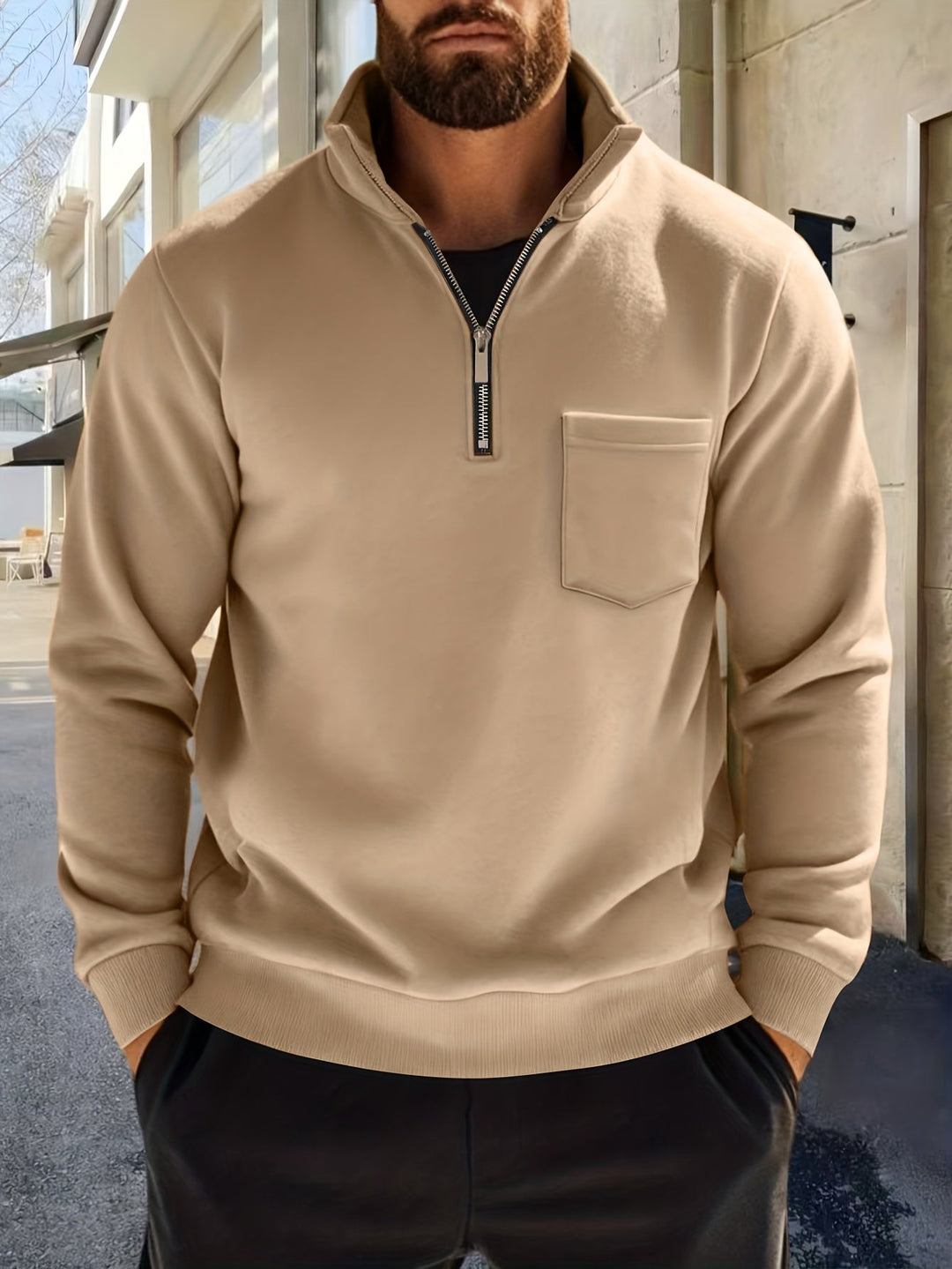 Emmett | Refined Half-Zip Pullover
