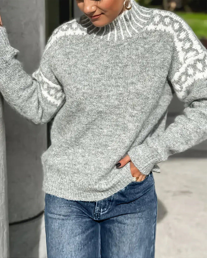 Aurelia | Cozy Patterned Jumper
