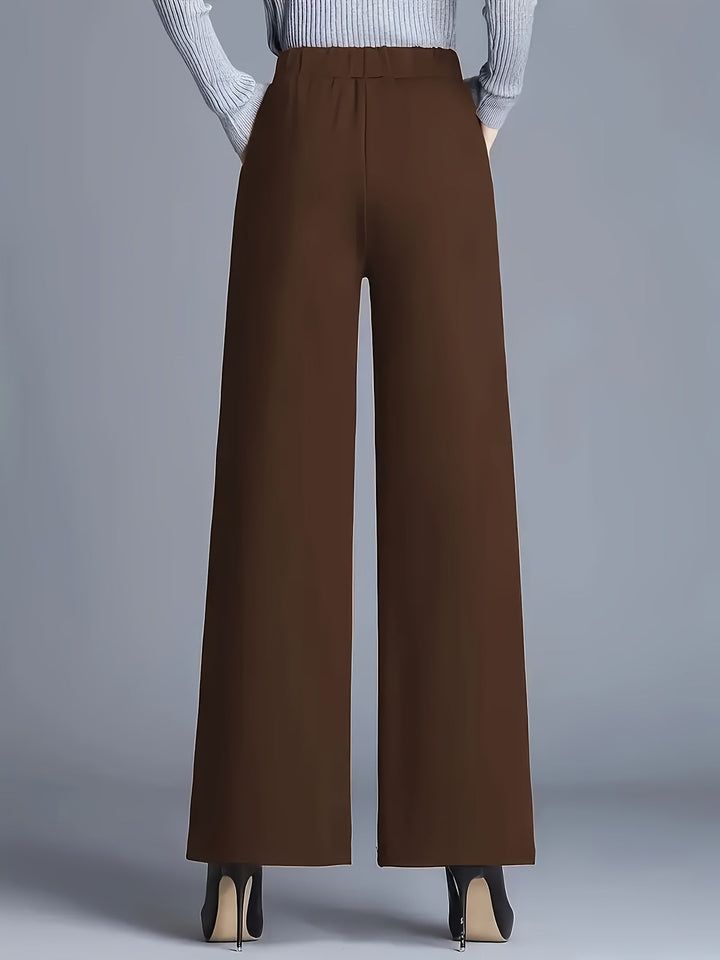 Claudia | High-Waisted Wide-Leg Trousers