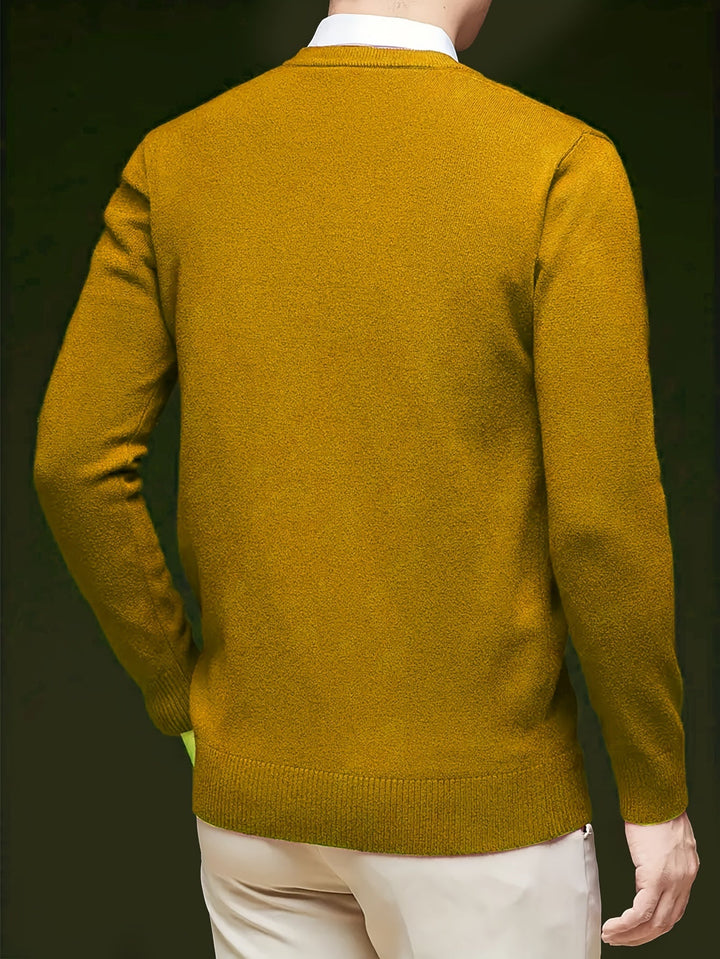 Hugh | Refined V-Neck Jumper