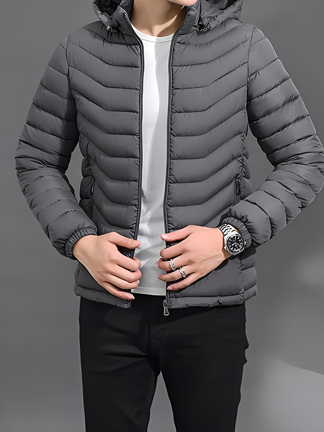 Owen | Hooded Quilted Puffer Jacket