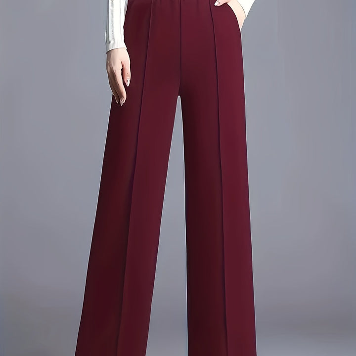 Claudia | High-Waisted Wide-Leg Trousers