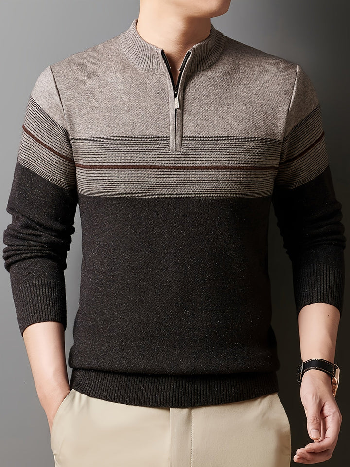 Oscar | Zip-Neck Jumper
