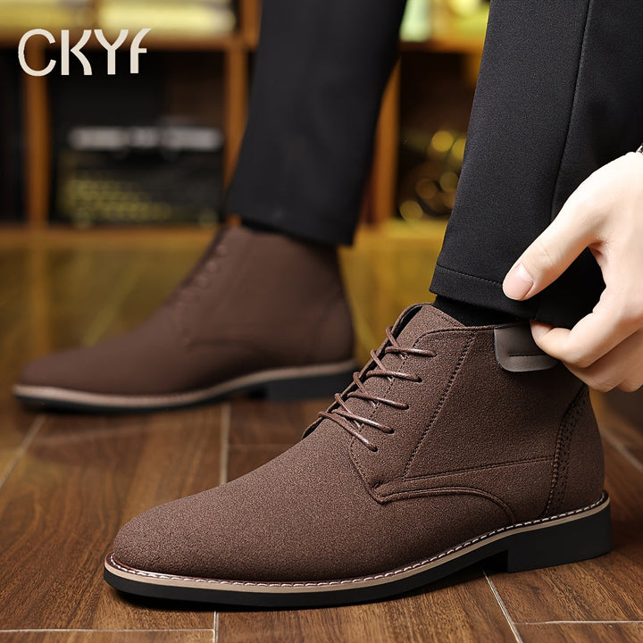 Alden | Refined Lace-Up Ankle Boots
