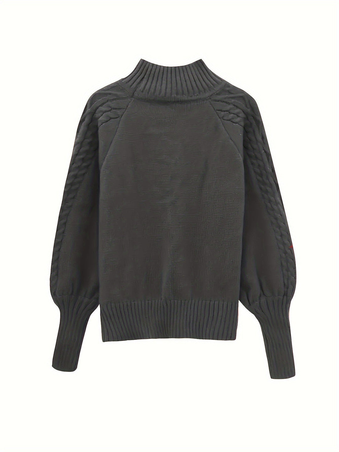 Eloise | Textured Half-Collar Jumper